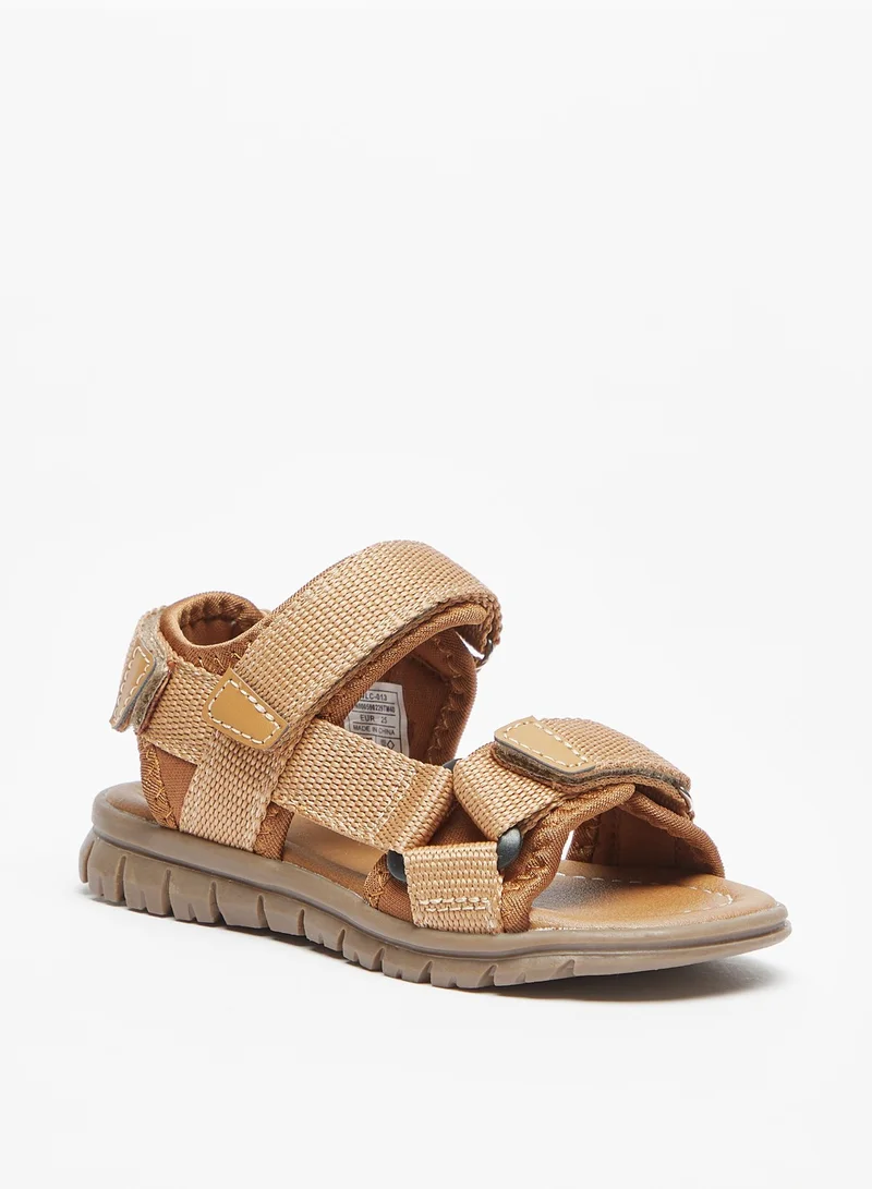 LBL by Shoexpress Girls Textured Floaters with Hook and Loop Closure