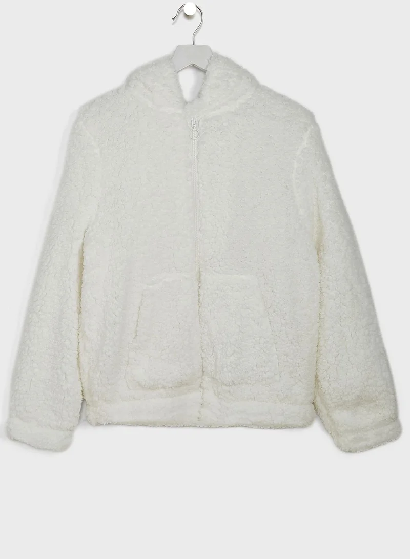 NEW LOOK Kids Teddy Hooded Jacket