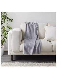 Graidient span Graidient span ikeaVITMOSSA Throw grey120x160 cm 47x63  - Image 2