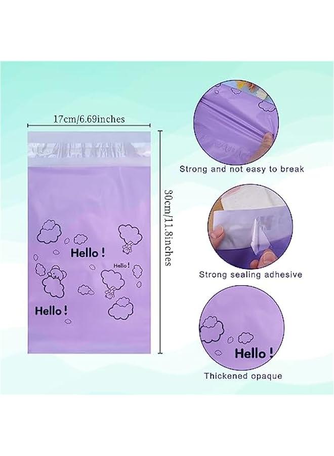 Arabest Cute Purple Sanitary Pad Disposal Bags - Pack of 200, 7x12inches Opaque Feminine Hygiene Disposal Bags for Tampons, Liners  - Image 4