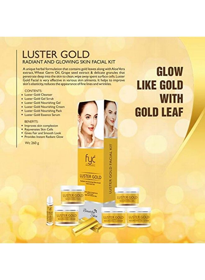 FYC Professional Yavi Cosmetics Luster Gold Facial Kit - Image 3