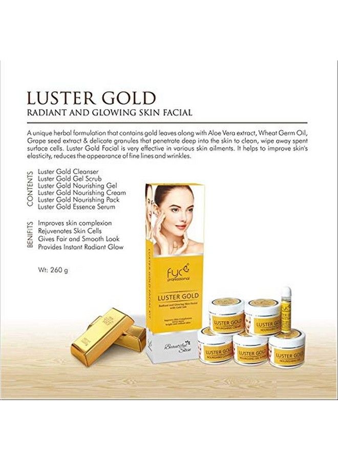 FYC Professional Yavi Cosmetics Luster Gold Facial Kit - Image 4