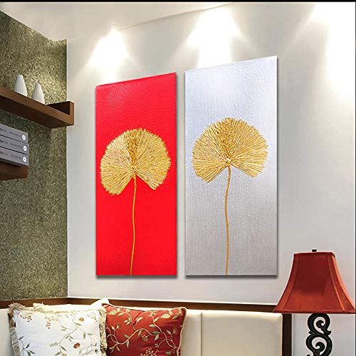 KINNO 100 Sheets Imitation Gold Foil Sheets - Leaf Paper for Arts Decoration, Sculpture, Gilding, Nails, Handcrafts, Picture Frames, Paintings, Furniture, Wall (red) - Image 4