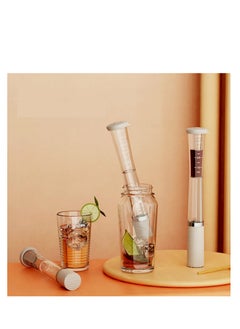 SYOSI Lemonade Muddler, Cocktail Muddler with Measuring Cup, 2in1 Muddler and Measuring Tool Capability,  for Making Delicious Mojitos, & Other Fruit Based Drinks & Beverages in Various Containers  - Image 4