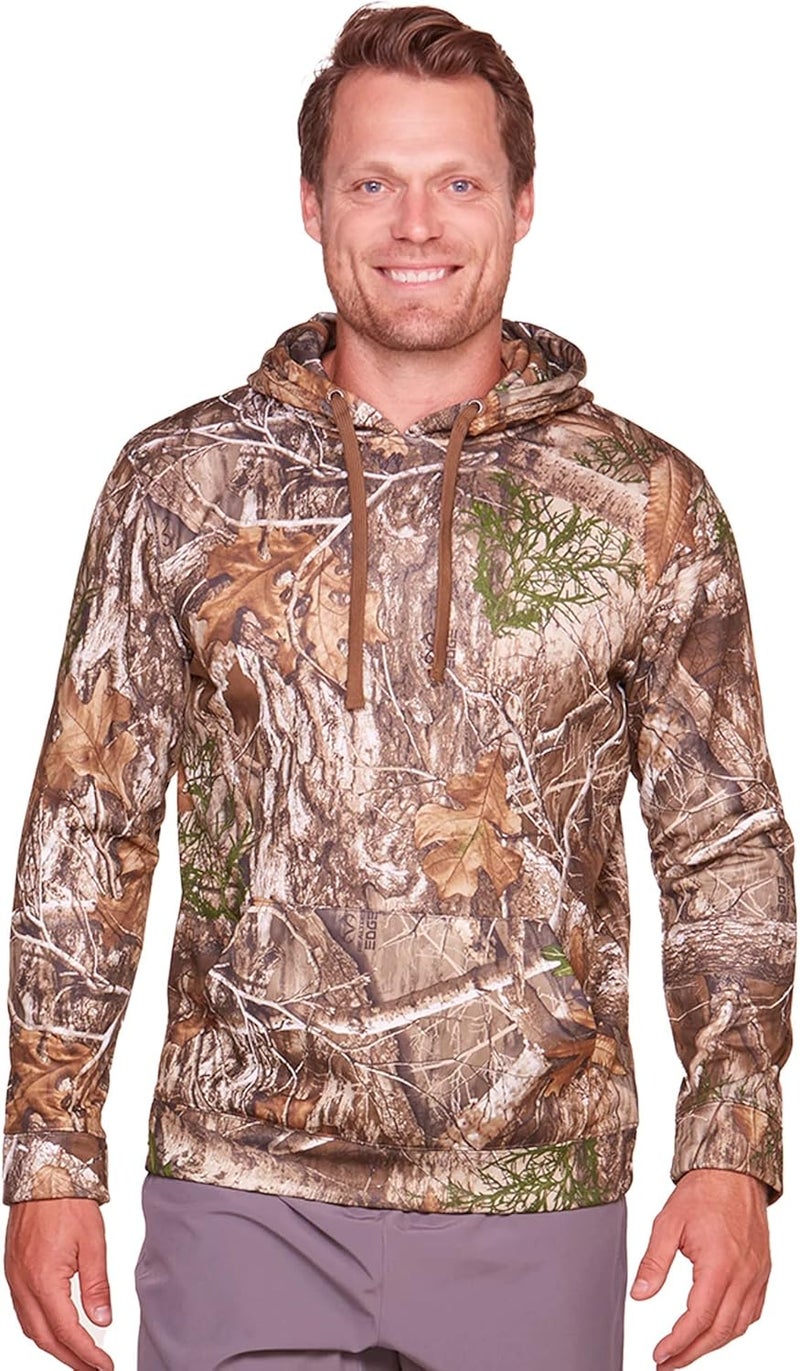 Realtree Colosseum Realtree Edge Camo Lightweight Performance Pullover Hoodie - Image 1
