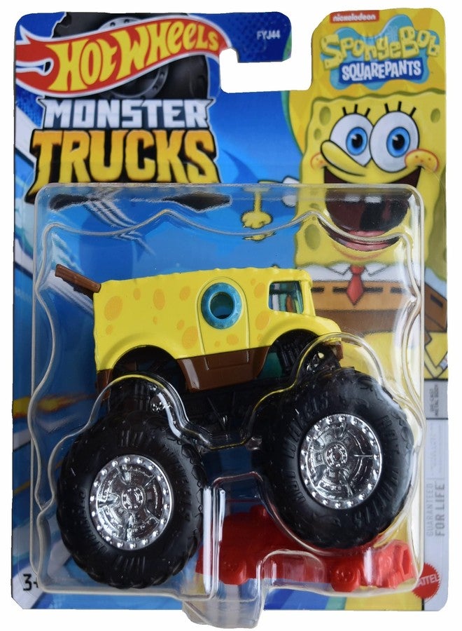 Matchbox Hot Wheels Monster Trucks Spongebob, Connect and Crash Car 1:64 Scale die cast - Image 2