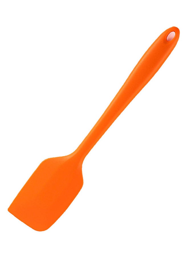 NIBEMINENT Silicone Non-Stick Butter Mixer Spatula Orange 