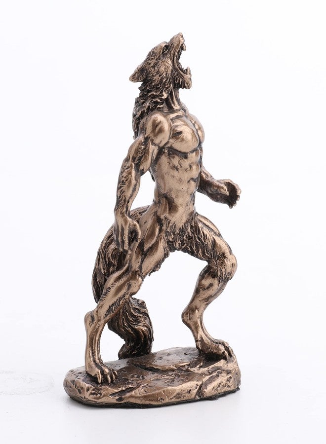 UNICORN STUDIO Veronese Design 3 1/4" Lycanthrope Werewolf Moon Howl Miniature Resin Figurine - Image 3