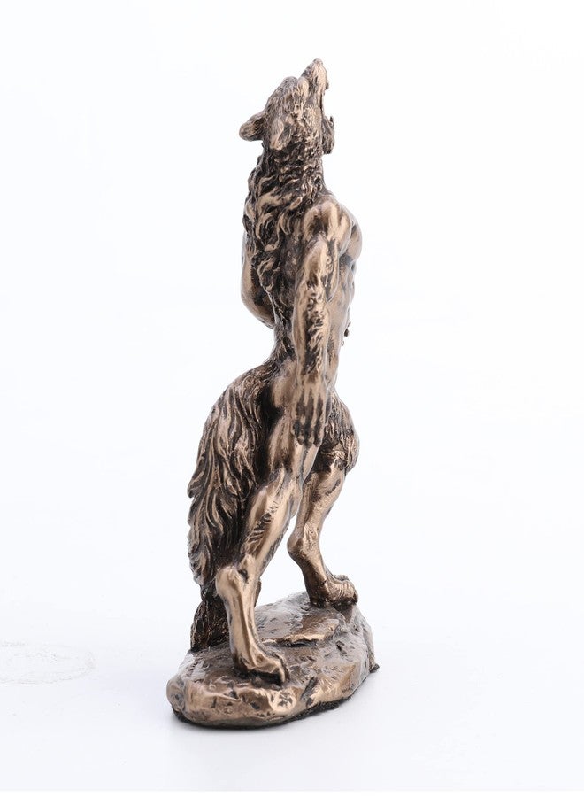 UNICORN STUDIO Veronese Design 3 1/4" Lycanthrope Werewolf Moon Howl Miniature Resin Figurine - Image 4