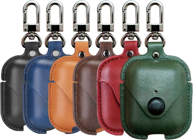 Meyaar Leather Case Cover Only Compatible with Boat Airdopes 141 & Boat Airdopes 148 (Earbuds Not Included) (Leather Blue) (NOT Made for 141 ANC) - Image 5