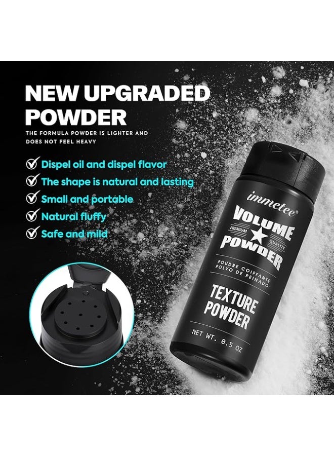 immetee Volume Powder Hair Root Lifting Powder Matte Effect Gives Volume Keeps Hair Soft Fluffy All Day Men Women 10 g 0.5 Oz - Image 3