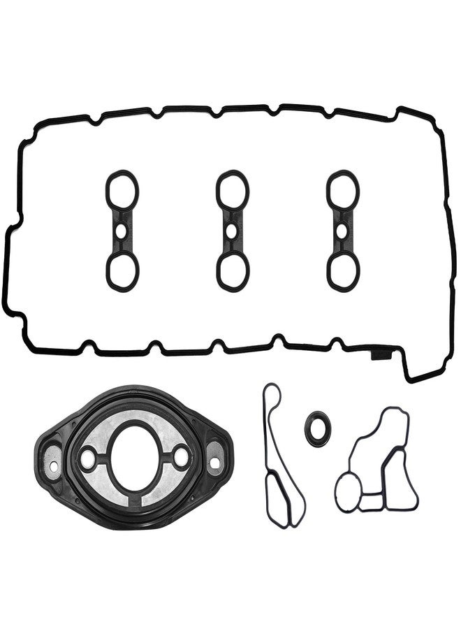 MDEOOSKY 11127552280 Engine Valve Cover Gasket, Camshaft Adjuster, Eccentric Shaft Actuator, Seal Oil Filter Adapter, Housing Oil Cooler, Seal Gasket Replacement for BMW E60 E82 E90 E91 E61 E70 N51 N52 Engine - Image 1
