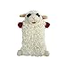 Multipet Lamb Chop Squeaker Mat Plush Dog Toy 9inSmall Medium Breeds - Image 3