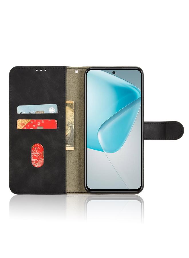 زبون جراب لهاتف Infinix Hot 50 Pro مصنوع من الجلد مع غطاء مغناطيسي قابل للطي - Image 4