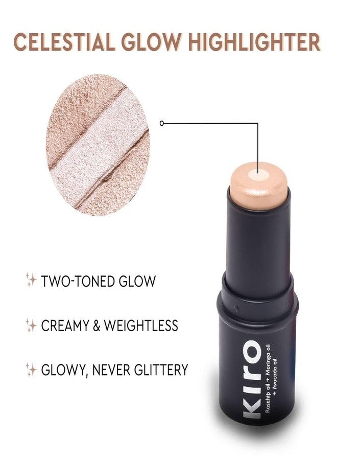 Kiro Wonder Wand Multi-Stick - Celestial Glow, 7.5g | 3-in-1 Stick - Highlighter, Eyeshadow & Lip Tint | Weightless & Long-Lasting | Rosehip, Avocado & Moringa Oil | Hydrating with Glowing Core - Image 2