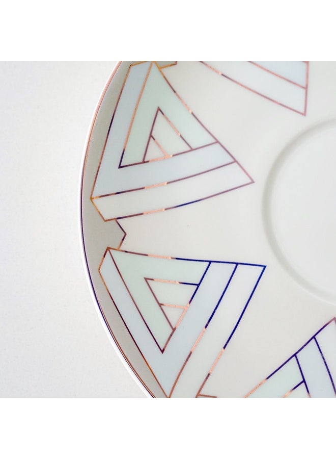 Danube Home Lincoln Fine Bone China Tea Cup And Saucer 220Ml Elegant And Durable Perfect For Tea Or Coffee Stylish Design For Formal Or Everyday Use Ideal For Gifting Or Dining - Image 4