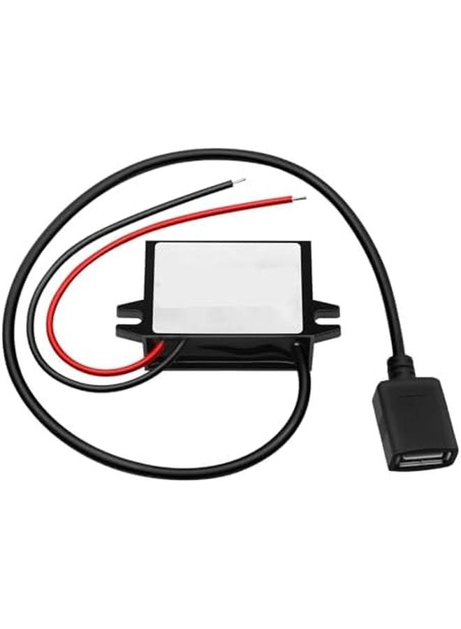 Dc Dc 12V 24V To 5V 3A 15W Buck Converter Dual Female USB Power Supply Module - Image 3