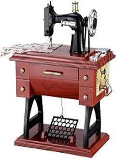 Vosarea 1 Pc Sewing Music Box Vintage Simulation Sewing Machine Music Box Sartorius Music Box Musical Toy for Teens Toddlers Kids 