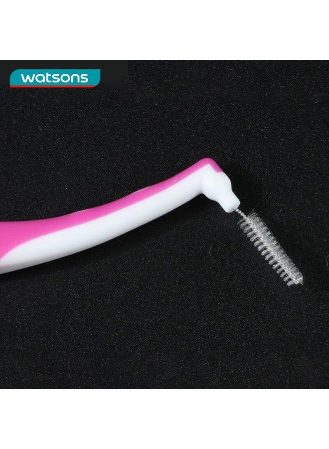 Watsons L-shaped Interdental Brush 6 Pack, Back Row Interdental Brush, Orthodontic Cleaning Tool, Toothpick Brush - Image 2