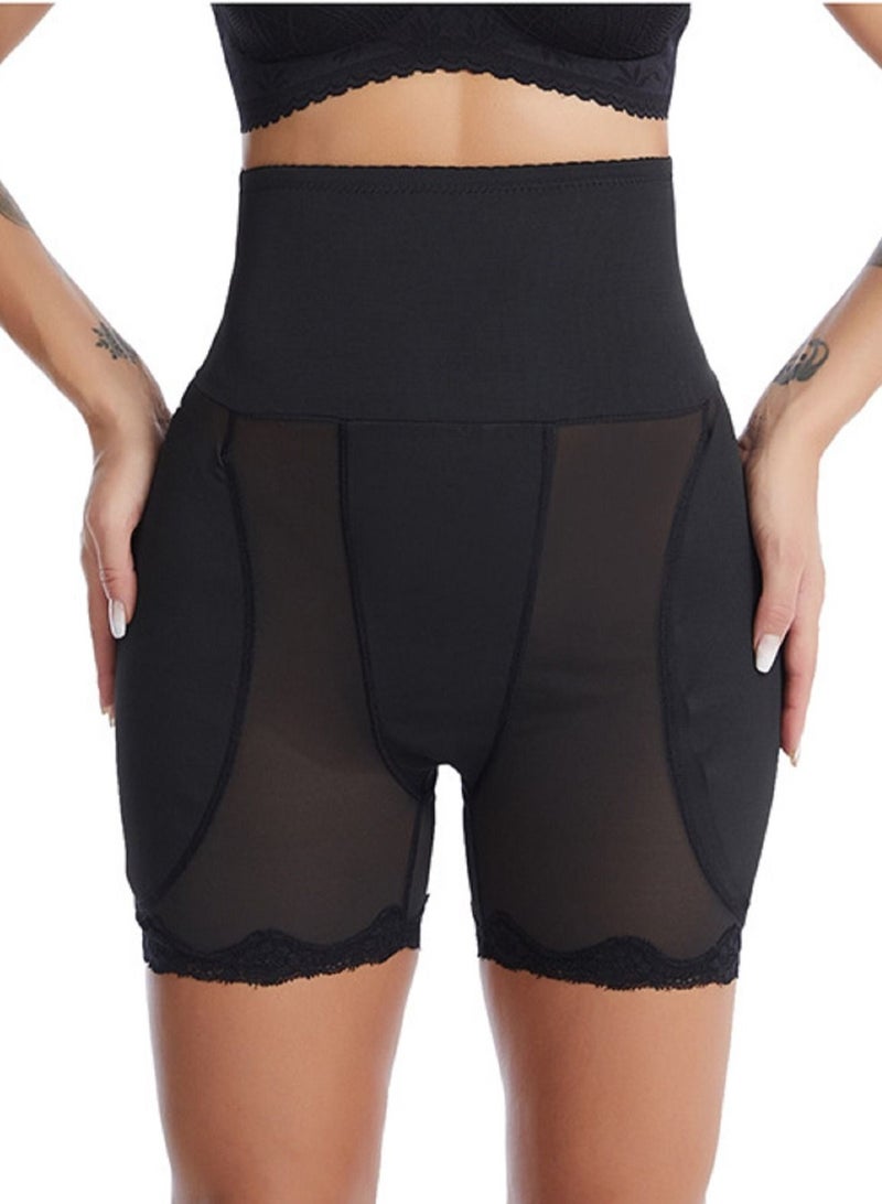 Loquat High Waist Flat Angle Sponge Pad Leggings Black