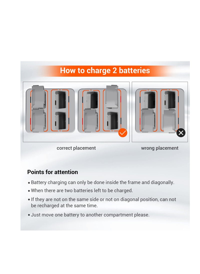 KASTWAVE - DJI Mini 3 Pro Battery Two-Way Charging Hub, Ultimate Charging Solution for DJI Mini 3 Pro - Image 1