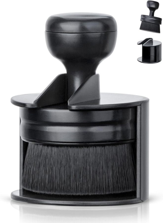 Car interior dust flat head non-marking large cleaning brush Black - Image 2