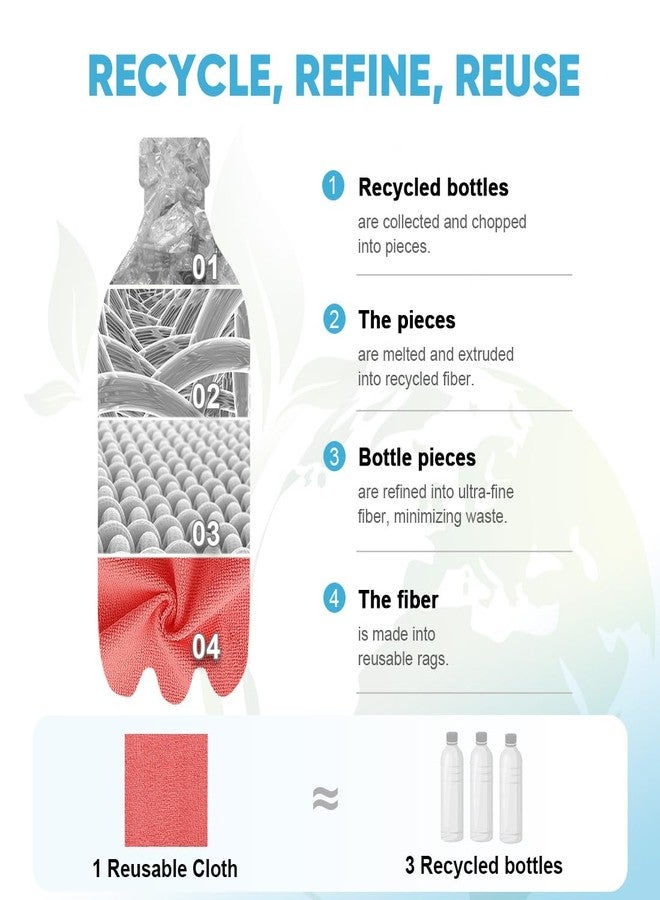 AIDEA Shop Towels 55 Sheets, Microfiber Cleaning Cloth, Red Shop Rags Washable Microfiber Towels for Cars, Cleaning Rags Reusable Paper Towels for Automotive, Mechanic, Workshops, House, Kitchen-11×9" - Image 4