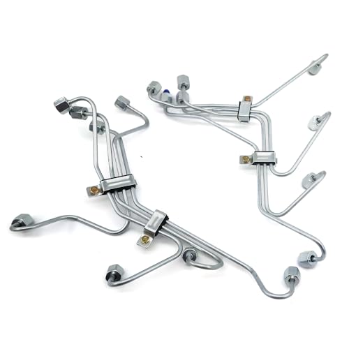 QHHR Fuel Injection Lines for Ford F150 F250 F350 6.9L 7.3L IDI Diesel 1983-1994 F-Series DE8TZ-9A555A 1811001C1 8PCS - Image 4