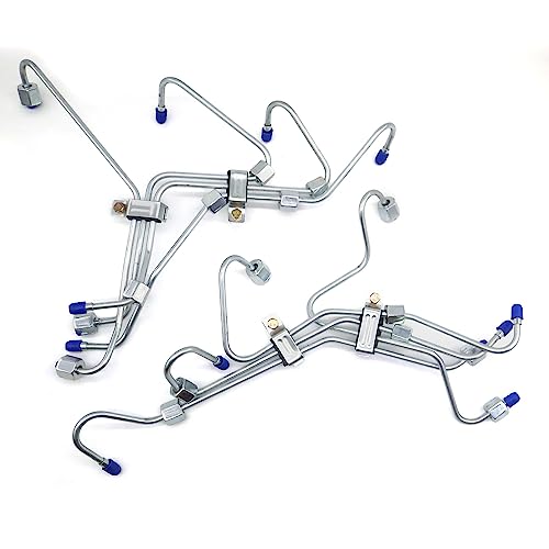 QHHR Fuel Injection Lines for Ford F150 F250 F350 6.9L 7.3L IDI Diesel 1983-1994 F-Series DE8TZ-9A555A 1811001C1 8PCS - Image 3