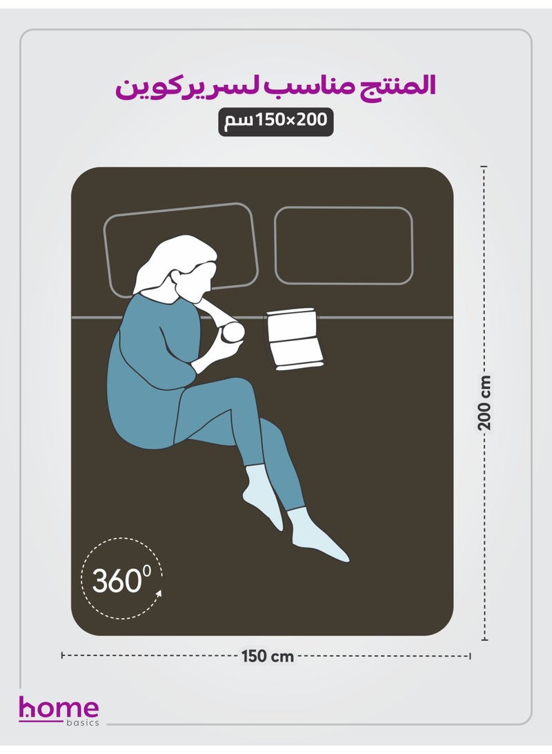 Donetella Bedding Fitted Sheet - Fits 150x200 Cm Bed For Queen Bed 3 Pcs (1 Fitted Sheet and 2 Pillowcases) - 30 Cm Deep Pocket - Solid Bed Sheet - Image 2