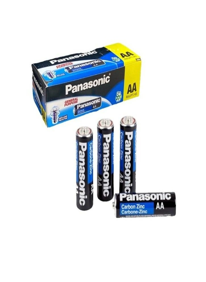 Panasonic Alkaline Battery AA R6UPT/4S (Pack - 60 Pieces)