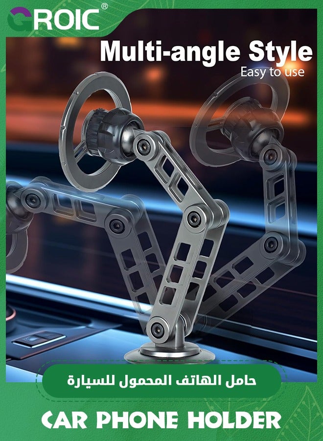 GROIC Magsafe Car Phone Mount,Metal car Phone Holder,Folding Holder,Perfect for iPhone and Android with Magsafe Case  - Image 4