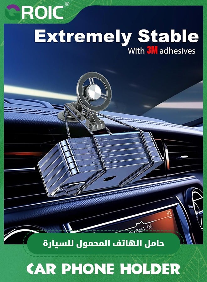 GROIC Magsafe Car Phone Mount,Metal car Phone Holder,Folding Holder,Perfect for iPhone and Android with Magsafe Case  - Image 5