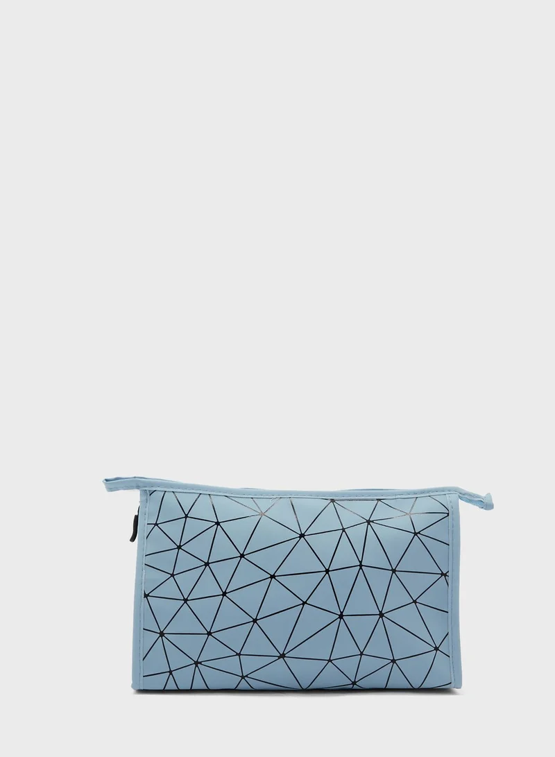 Ginger Zip Around Cosmetic Bag