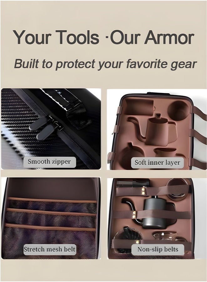 V60 Bag Coffee Set, A Empty Travel bag, Coffee Machine Tool Carry Bag (Only Bag) - Image 2