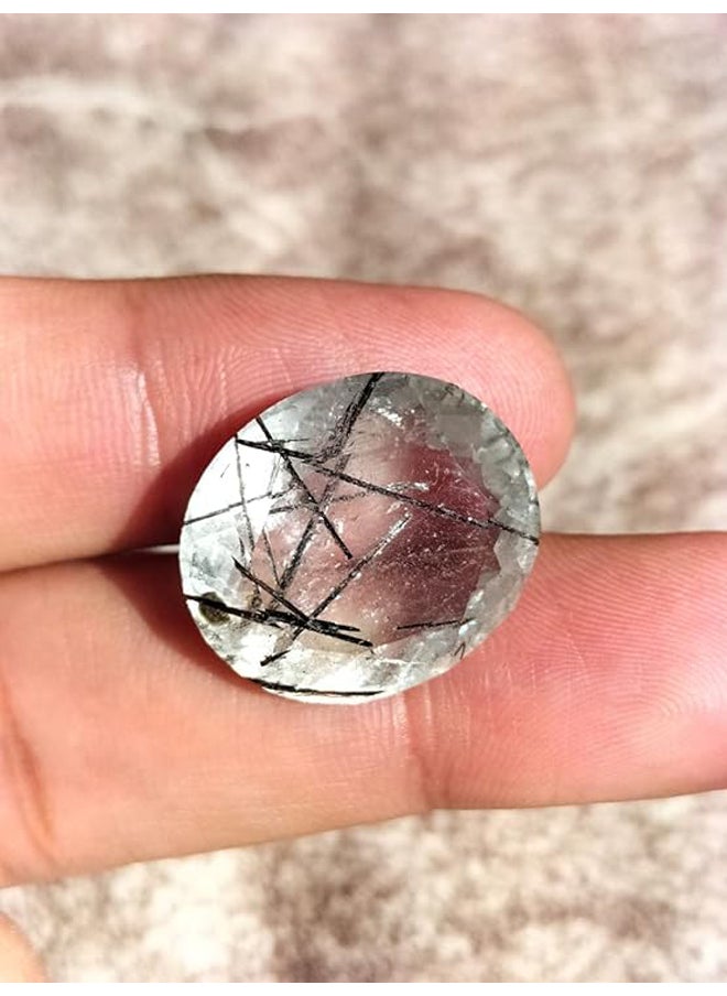 Natural Rutile Quartz ( Facet Cut ) Loose - Gemstone