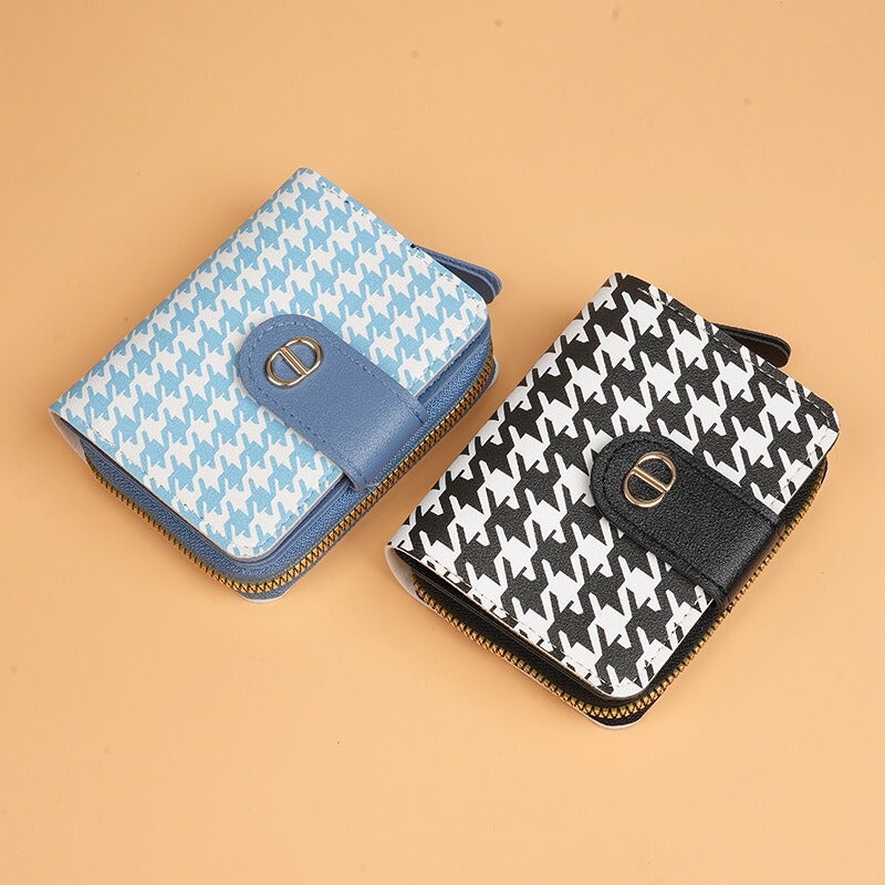 Multifunctional Solid Color PU Leather Wallet, RFID Blocking Design Portable Daily Storage Purse for Cards Cash Coin Business Use - Image 3