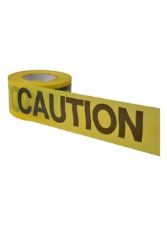 C.H. Hanson Weatherproof and Elastic Caution Barricade Tape Yellow 0.75 X 305 m 19000  - Image 3
