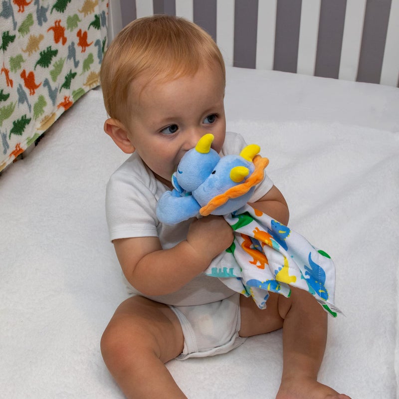 Baby Essentials Minky Animal Snuggler Lovey Blanket for Kids, Babies, Boys, Girls, Gender Neutral Security Blanket with Stuffed Animal - Image 4