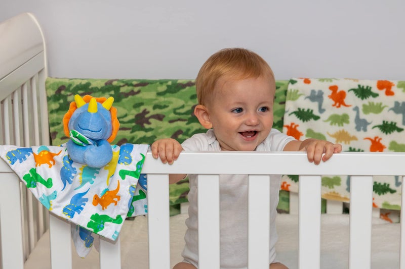 Baby Essentials Minky Animal Snuggler Lovey Blanket for Kids, Babies, Boys, Girls, Gender Neutral Security Blanket with Stuffed Animal - Image 5