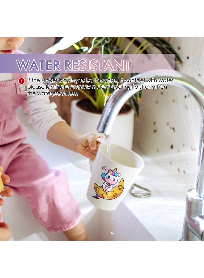 KOALA PAPER Koala Printable Vinyl Sticker Paper For Inkjet Printer 50 Sheets White Glossy Sticker Paper Waterproof Sticker Printer Paper 8.5X11 Inch Tearresistant Removable - Image 4