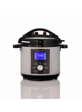 Edison Electric Pressure Cooker with Granite Pot, 1000 Watts, 6 Liters, 11 Functions - Silver Black - pzsku/Z35FC7ACE6D40F40437A9Z/45/1746371582/9109a3dc-d356-4993-bbdf-95e757321b47