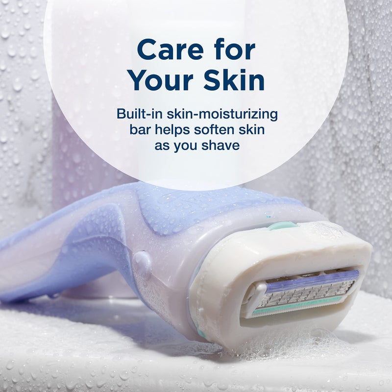 Intuition Schick Intuition Pure Nourishment Womens Razor Refills with Coconut Milk and Almond Oil, 3 Count (Pack of 1) - Image 3