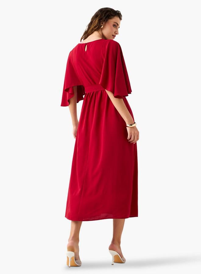 Splash FAV Red Maxi Dress - Image 3