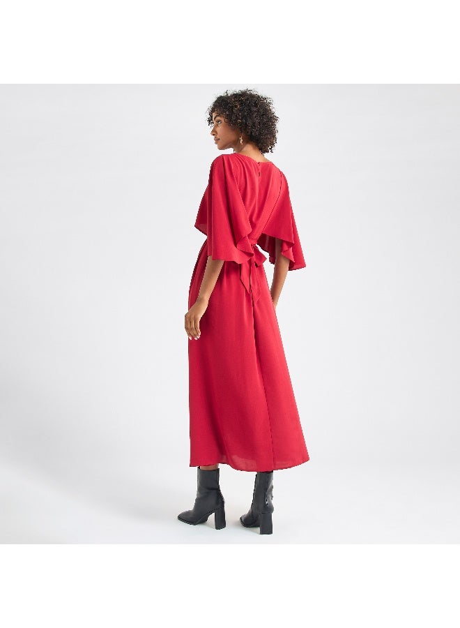 Splash FAV Red Maxi Dress - Image 4