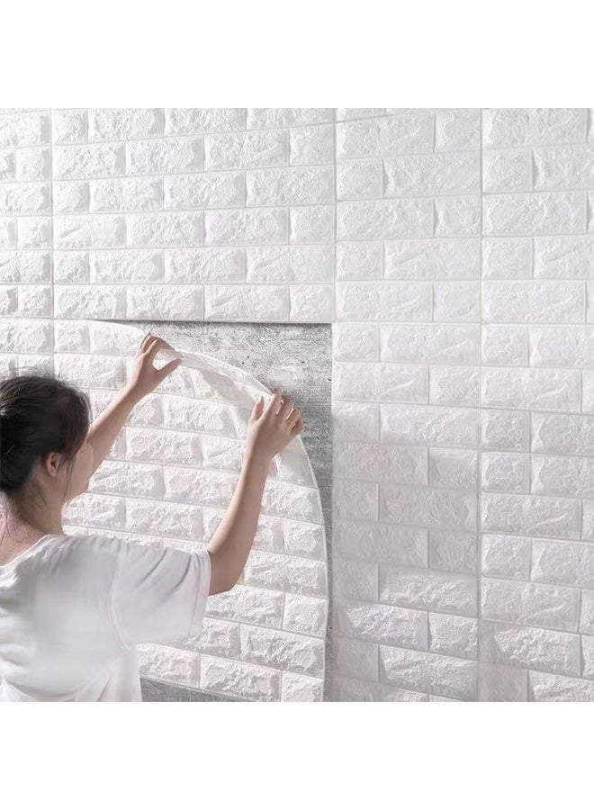 Easy-to-clean and install foam wallpaper, 6mm thick, 70cm x 77cm