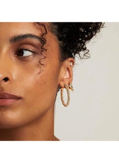 Women Huggie Hoop Earrings Gold Ear Stud Cuff 14K Gold Filled Small Boho Beach Simple Delicate Handmade Hypoallergenic Jewelry Gift - pzsku/Z35FCB4A30598383C9836Z/45/_/1707146740/185dfac2-e359-44a7-903f-8f58626f806e