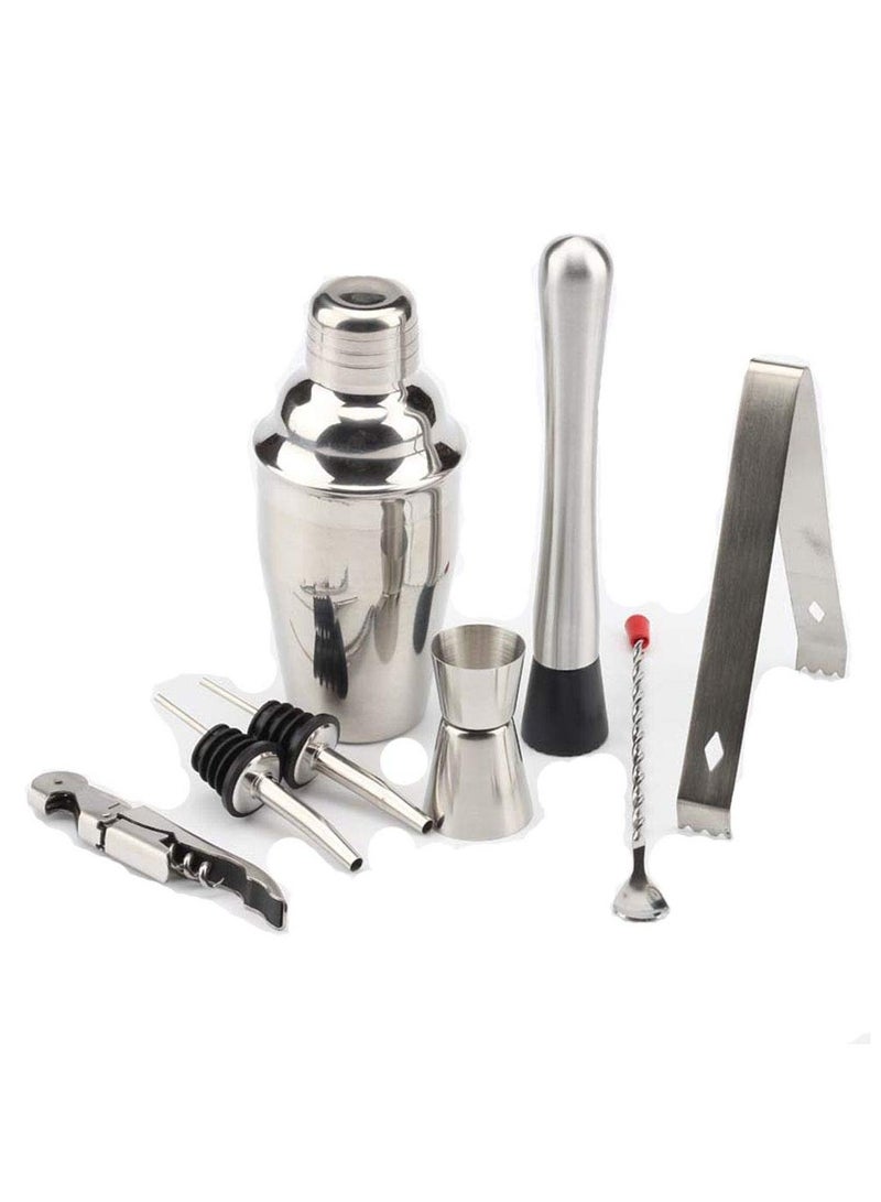 8-Piece Cocktail Shaker Set - Complete Mixology Bartender Kit for Perfect Drinks at Home or Parties - Image 1