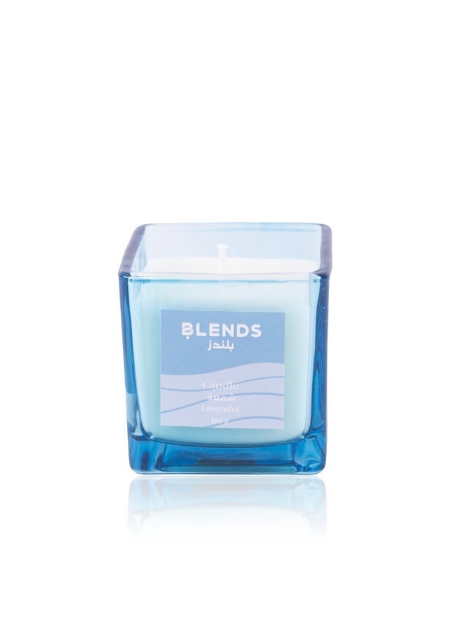 بلندز شمعة معطرة برائحة اللافندر 100 غرام - Image 1