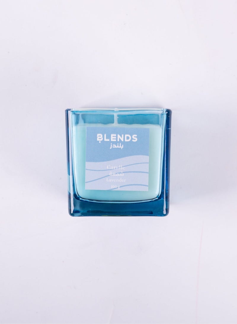 بلندز شمعة معطرة برائحة اللافندر 100 غرام - Image 2